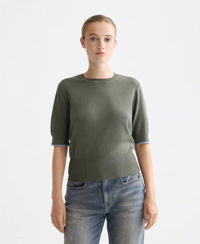 Crew Neck SS Pullover