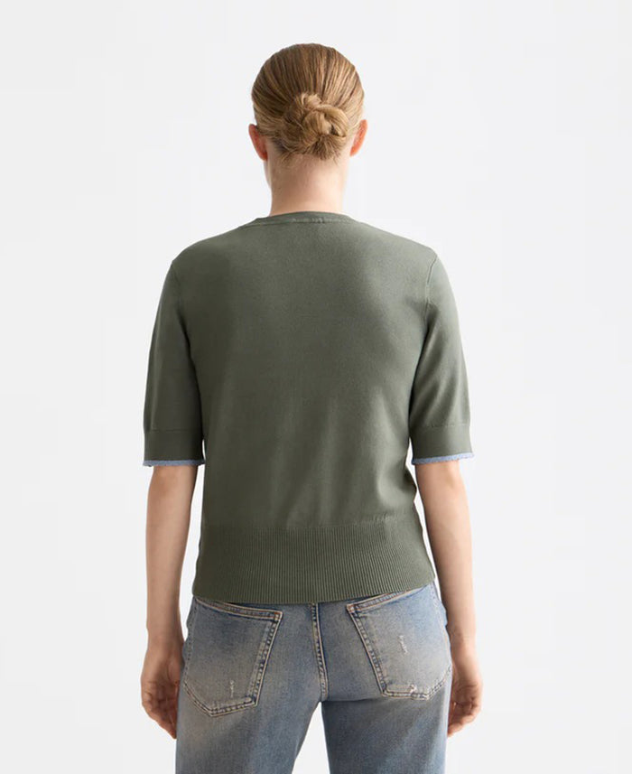 Crew Neck SS Pullover