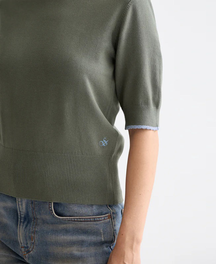 Crew Neck SS Pullover