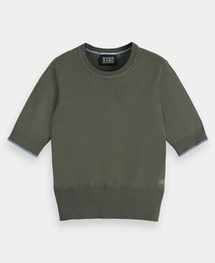 Crew Neck SS Pullover
