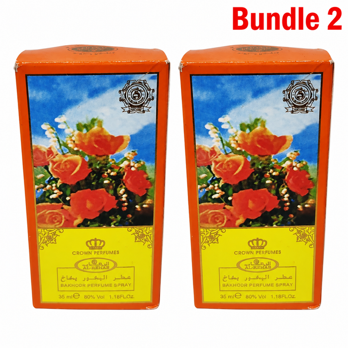 Crown Perfumes Bakhoor Perfume Spray 25ml, concentrated personal fragrance with rich, warm, traditional bakhoor-inspired notes, designed for convenient application and a sophisticated scent for everyday wear and special occasions.