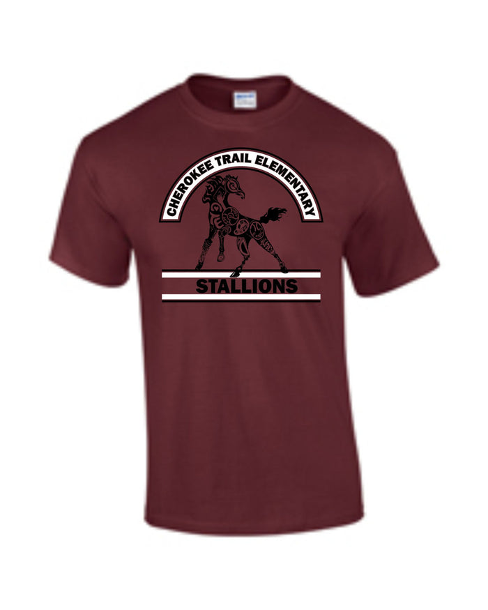 CTE Basic Maroon Tee in 4 Designs