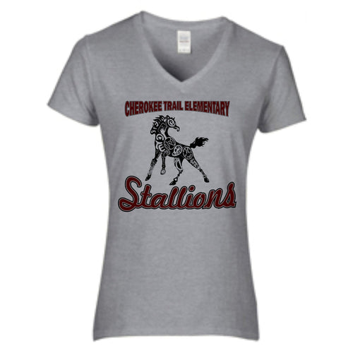 CTE Ladies Fit Heather Grey Short Sleeve Tee in 4 Designs