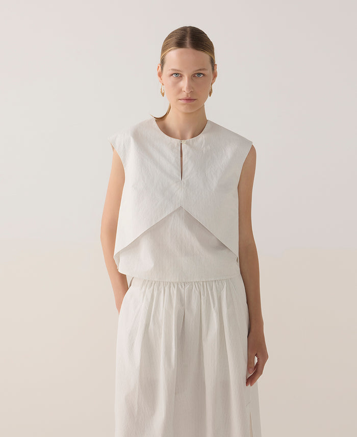 Dakota Pinstripe Top