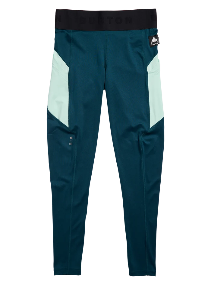 Product image of Women's Burton Synthetic Midweight Base Layer Pants[Variant:Atlantic Teal / Spring Frost]
