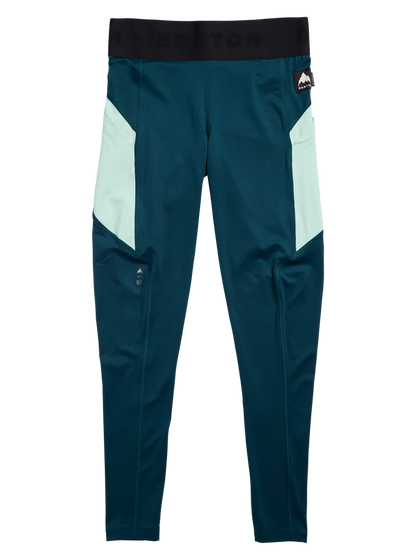 Product image of Women's Burton Synthetic Midweight Base Layer Pants[Variant:Atlantic Teal / Spring Frost]