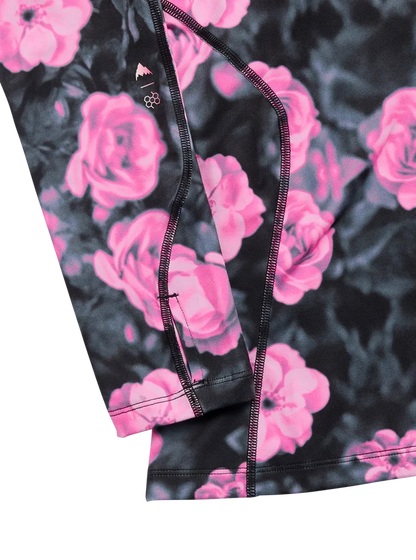 Product image of Women's Burton Synthetic Midweight Base Layer Long Neck[Variant:Shockwave Floral]