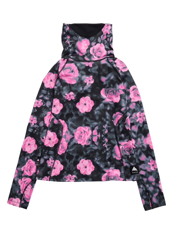 Product image of Women's Burton Synthetic Midweight Base Layer Long Neck[Variant:Shockwave Floral]