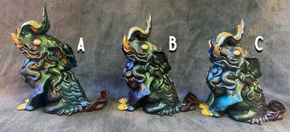 DEEP DISCOUNT- FLAMBOYANT CUTTLEFISH BAKU CAST FIGURE- COLOR SHIFT/GOLD LEAF