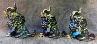 DEEP DISCOUNT- FLAMBOYANT CUTTLEFISH BAKU CAST FIGURE- COLOR SHIFT/GOLD LEAF