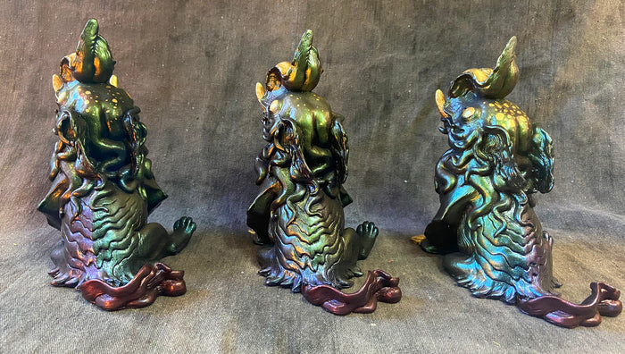 DEEP DISCOUNT- FLAMBOYANT CUTTLEFISH BAKU CAST FIGURE- COLOR SHIFT/GOLD LEAF