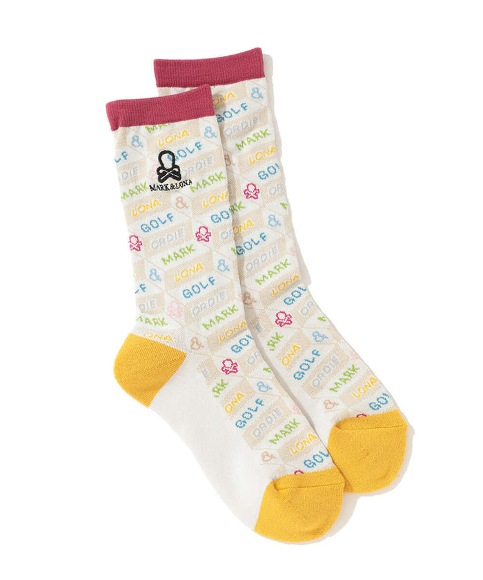 Dépêche Color Block Crew Socks | WOMEN