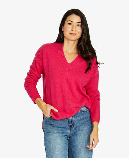 Detail V-Neck Pullover