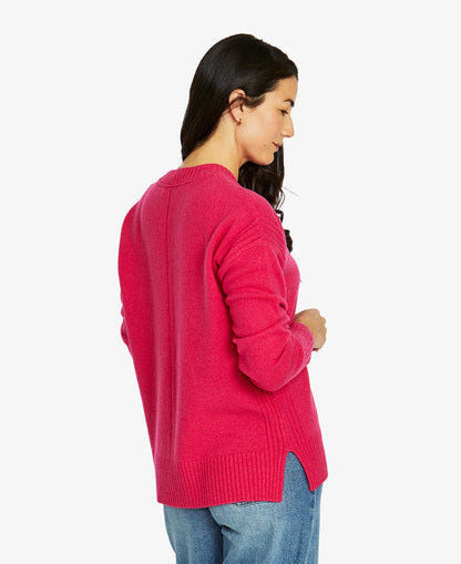 Detail V-Neck Pullover