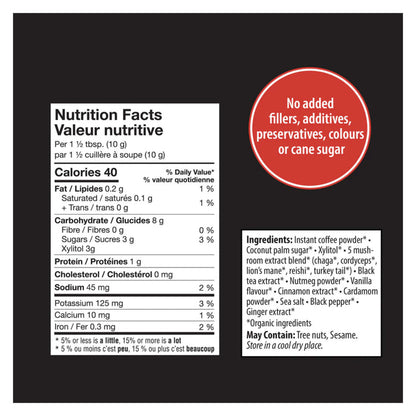 Organic Traditions Dirty Chai Information