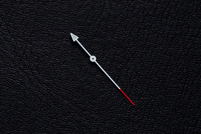 white second hand with red highlight. For seiko NH35 movement