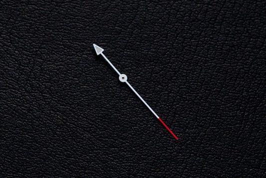 white second hand with red highlight. For seiko NH35 movement