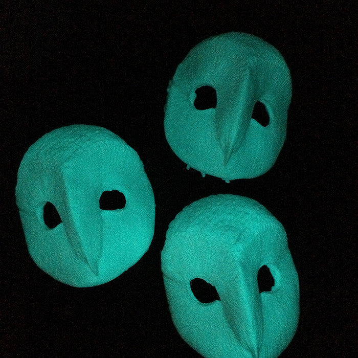 DIY OWL MASK - GLOW IN THE DARK BLANK