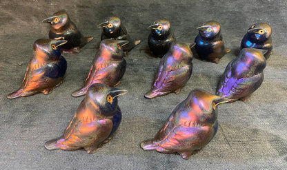 DOOT- CORVID MINI SCULPTURE- HOLO SHIFT- RED