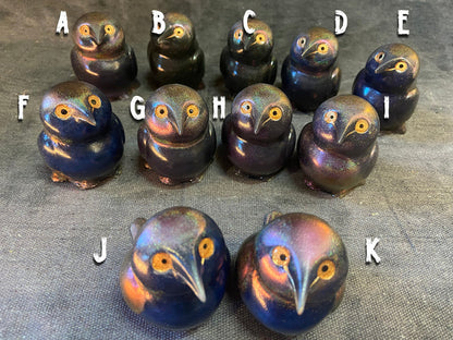 DOOT- CORVID MINI SCULPTURE- HOLO SHIFT- RED