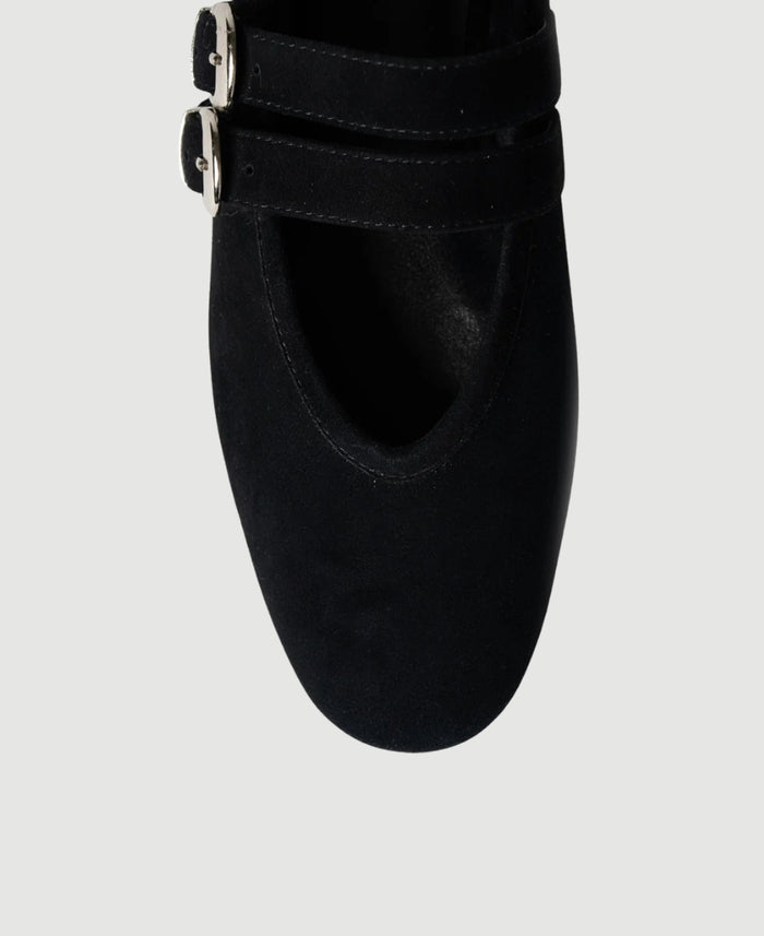 Double Buckle Ballet Flat