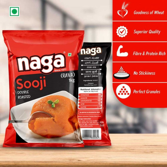 Double Roasted Sooji - 1 kg