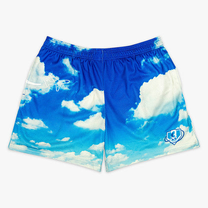 Youth shorts with “Dream Chaser” design — front view