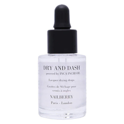Bottle of Nailberry Dry And Dash Lacquer Drying Drops 11ml
