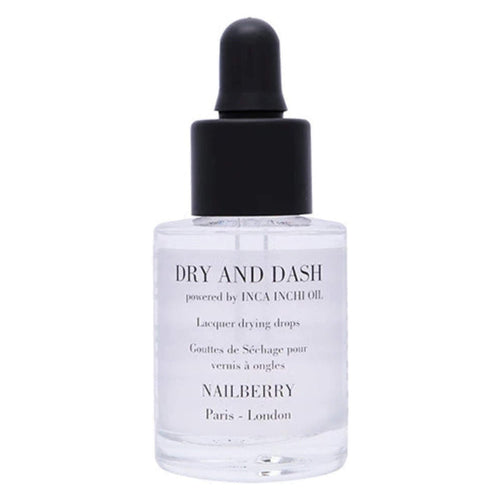 Bottle of Nailberry Dry And Dash Lacquer Drying Drops 11ml