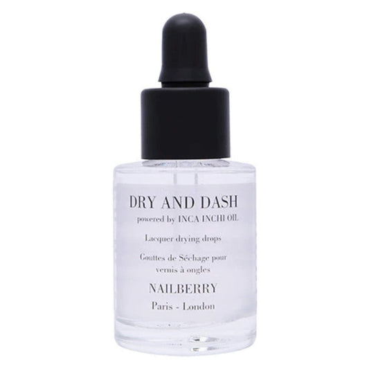 Bottle of Nailberry Dry And Dash Lacquer Drying Drops 11ml