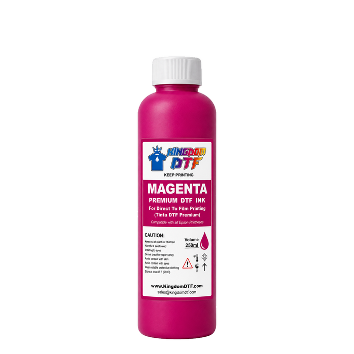 DTF Magenta Ink 8oz (250ml) - Premium High-Quality Ink for Direct-to-Film Printing