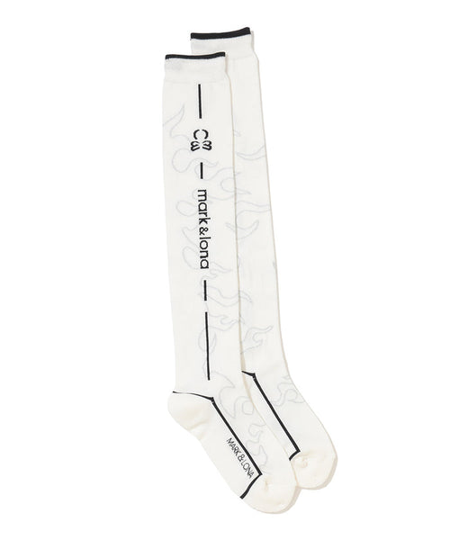 Duel Flame Over Knee Socks | WOMEN