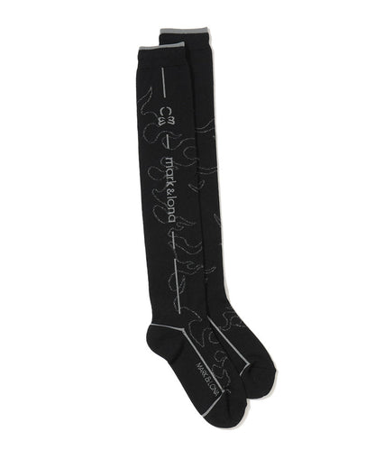 Duel Flame Over Knee Socks | WOMEN