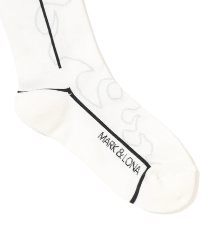 Duel Flame Over Knee Socks | WOMEN