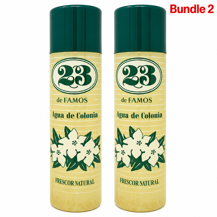 Eau de Cologne 23 Famos Classic 1L in a branded bottle, refreshing classic cologne with a fresh, pleasant fragrance, ideal for everyday use and long-lasting freshness.