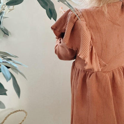 'Eloise' Ribbed Dress - Ginger