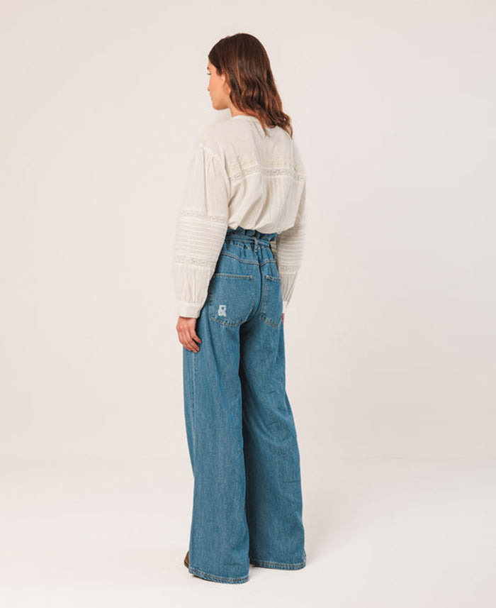 Embroidered LS Top