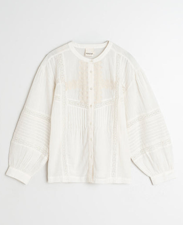 Embroidered LS Top