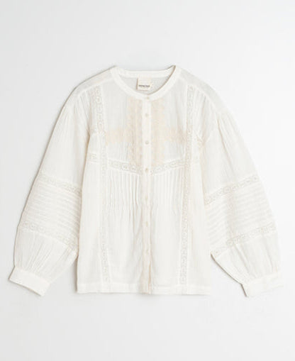 Embroidered LS Top