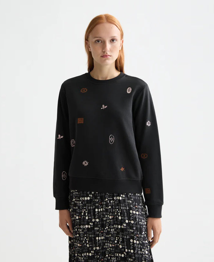 Embroidery Regular Fit Sweatshirt