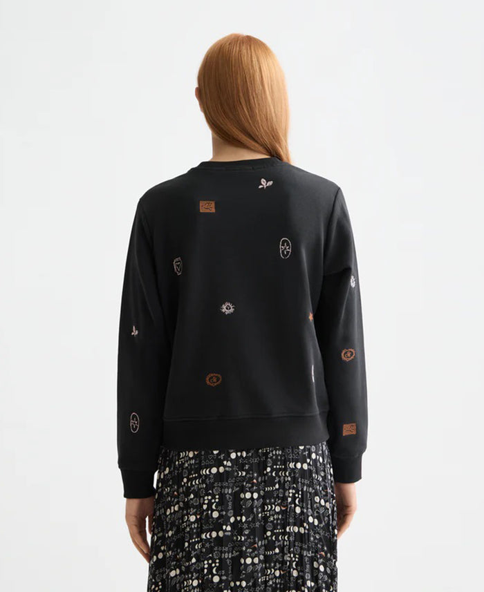 Embroidery Regular Fit Sweatshirt
