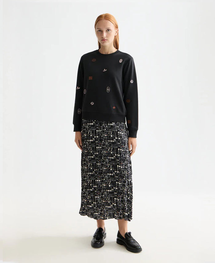 Embroidery Regular Fit Sweatshirt