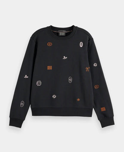 Embroidery Regular Fit Sweatshirt