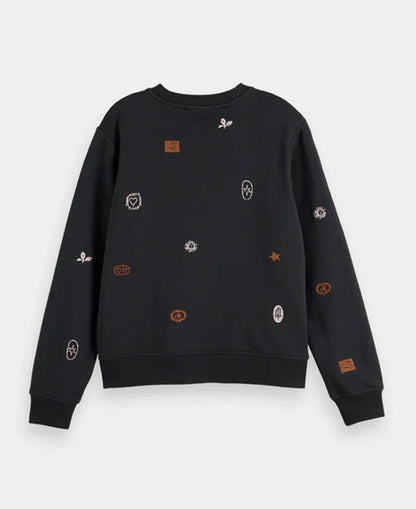 Embroidery Regular Fit Sweatshirt