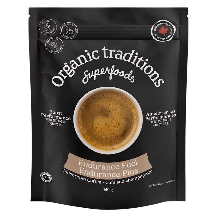 Package of Organic Traditions Endurance Fuel 140g