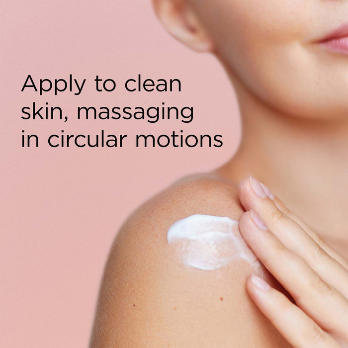 Apply the eternal aura body balm to clean skin, massaging in circular motions.