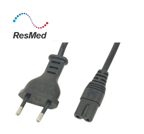 European 2-pin Plug for Most CPAP Machines
