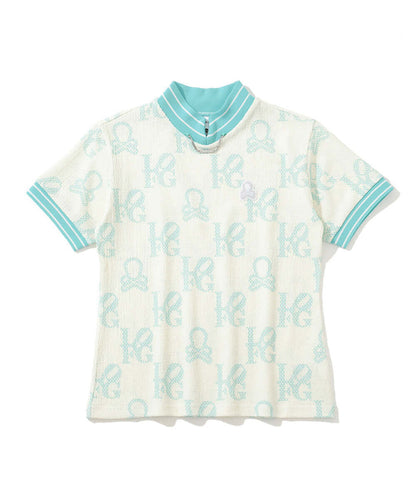 Ever Monogram Mock Neck Tee | WOMEN