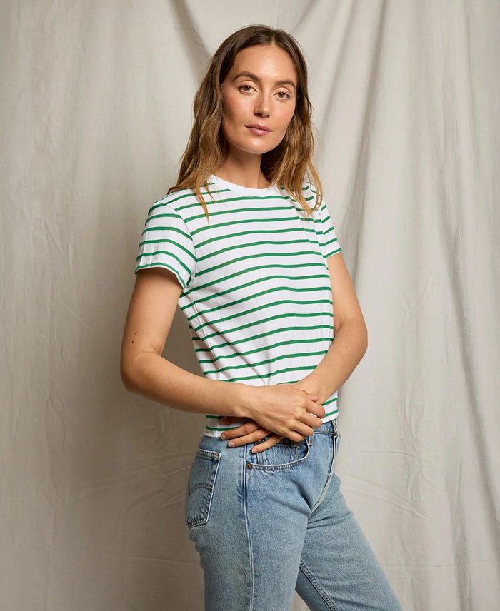 Everett Stripe Crew Tee