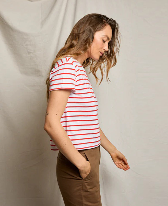 Everett Stripe Crew Tee